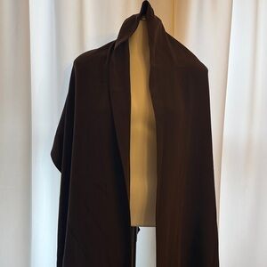 Seventy Seven Route Ten Brown Shawl or Table Runner